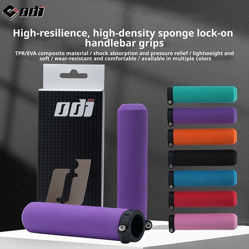 Commuter Bike Lock - ODI EVA Lock-on Bike Grips High