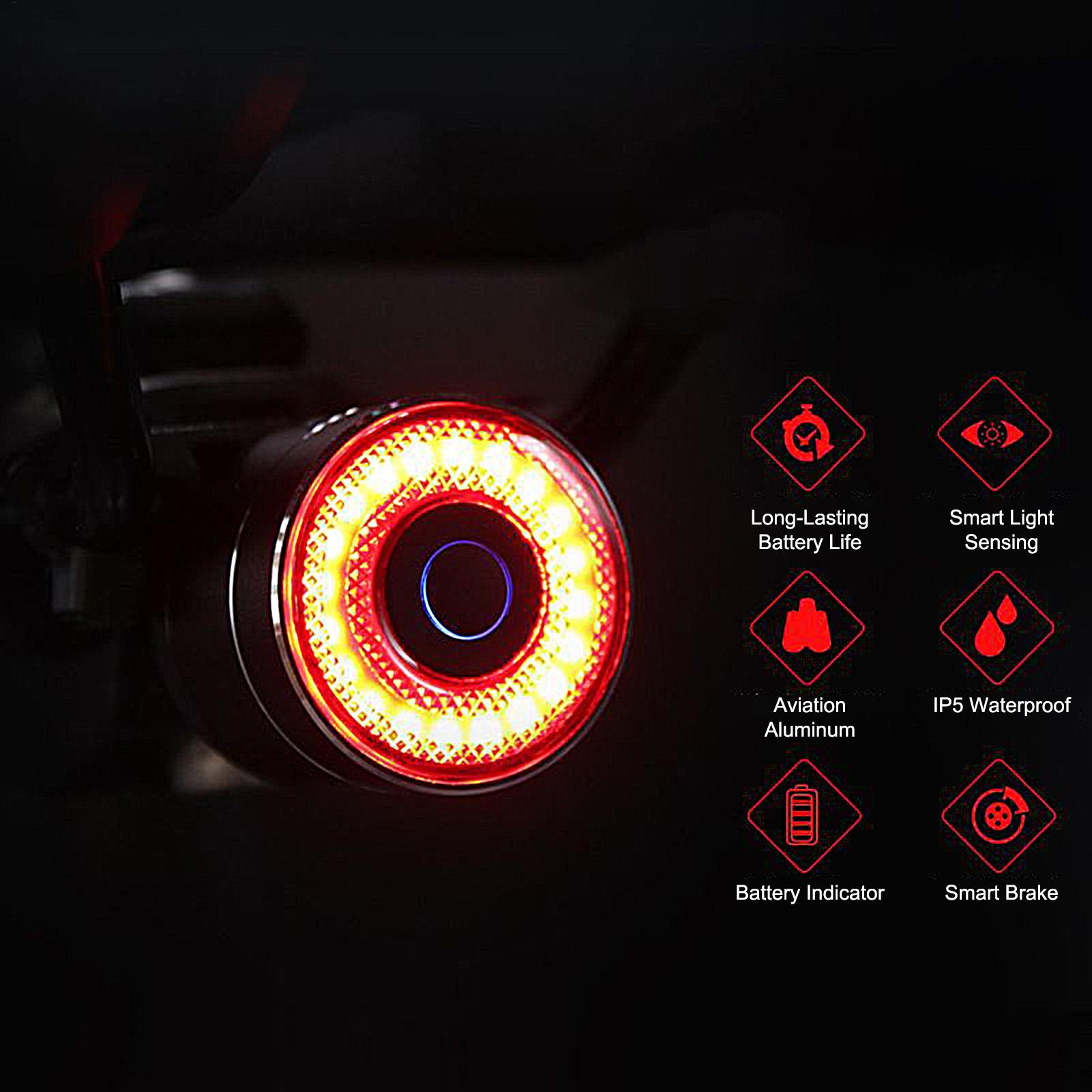 Bicycle Brake Light Smart Bike - Commuting With Road Bike ulasan dan harga