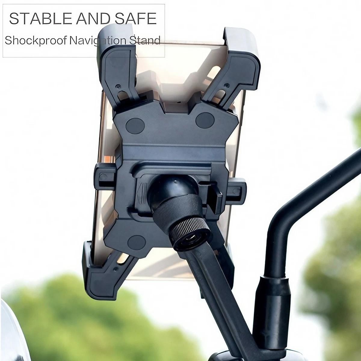 1PC Auto Lock Bike Phone Holde - Commuter Bike Lock ulasan dan harga