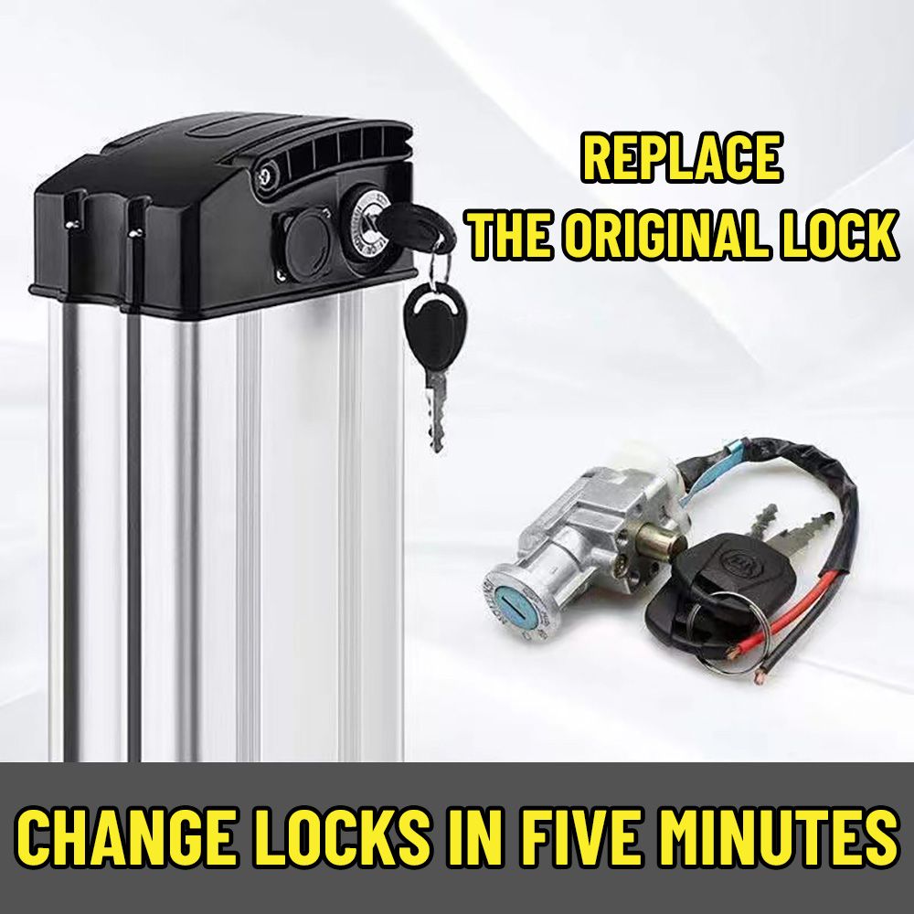 E-Bike Battery Lock With 2 Key - Commuter Bike Lock ulasan dan harga