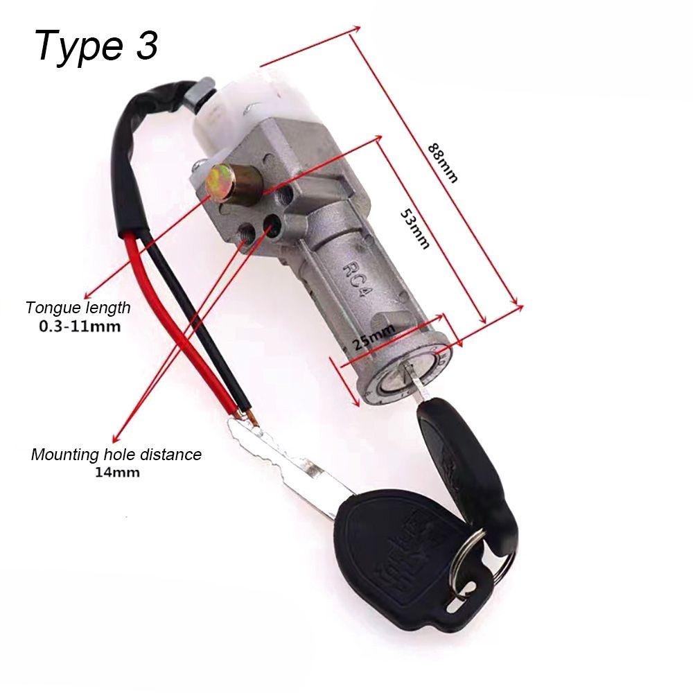 E-Bike Battery Lock With 2 Key - Commuter Bike Lock ulasan dan harga