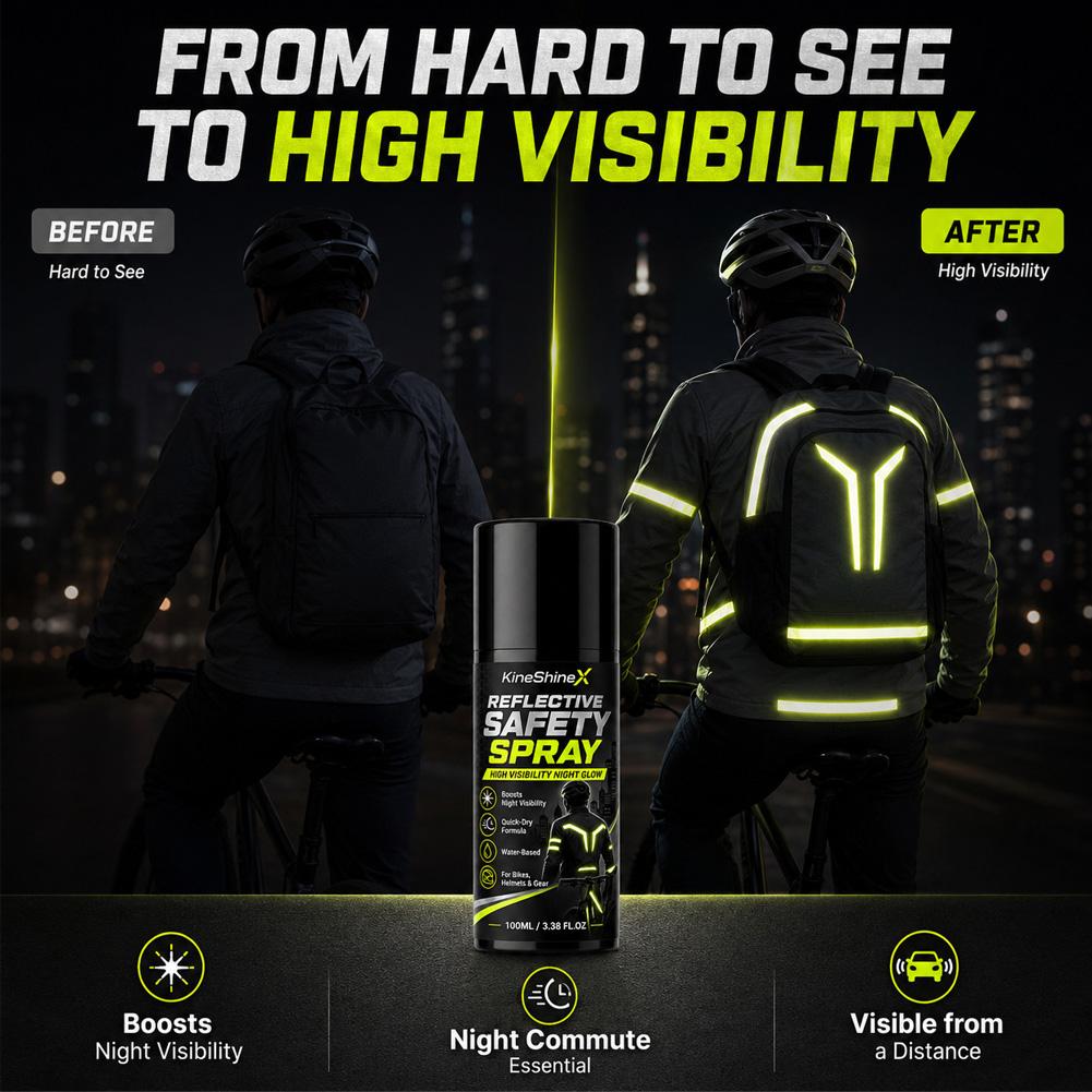 Night Reflective Safety Spray  - Cycling Commute Clothes ulasan dan harga