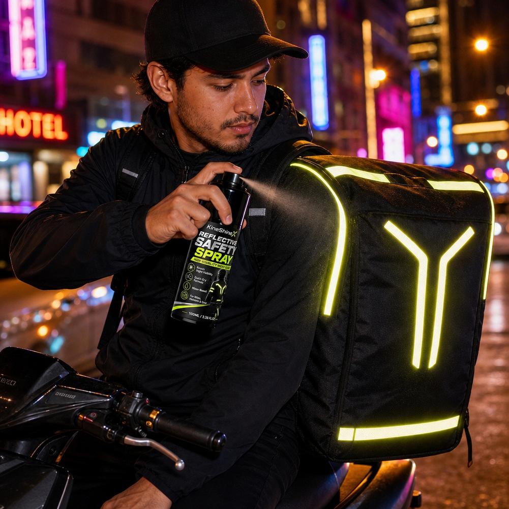 Night Reflective Safety Spray  - Cycling Commute Clothes ulasan dan harga
