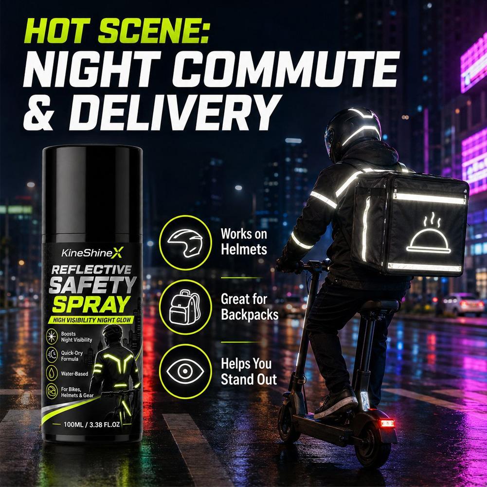 Night Reflective Safety Spray  - Cycling Commute Clothes ulasan dan harga